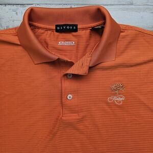 Kiawah Ocean Course Orange Performance Golf Polo Shirt - Men's MED
